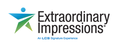 Extraordinary Impressions logo with tagline An LCS Signature Experience.